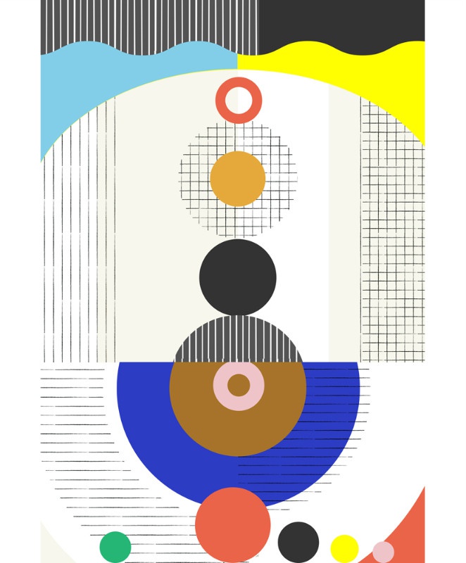 illustration sophie ledesma motif geo.jpg - Sophie LEDESMA | Virginie
